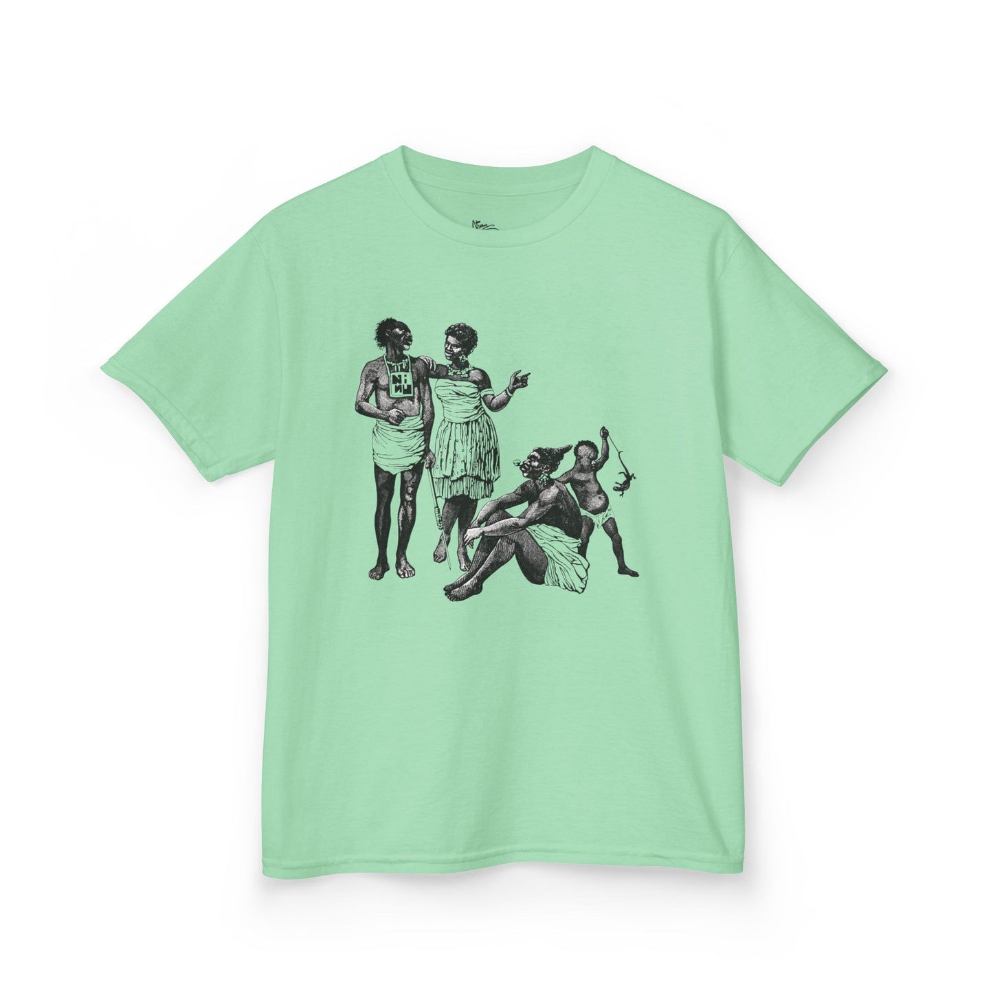 Dahomey Family Portrait Baby Tee