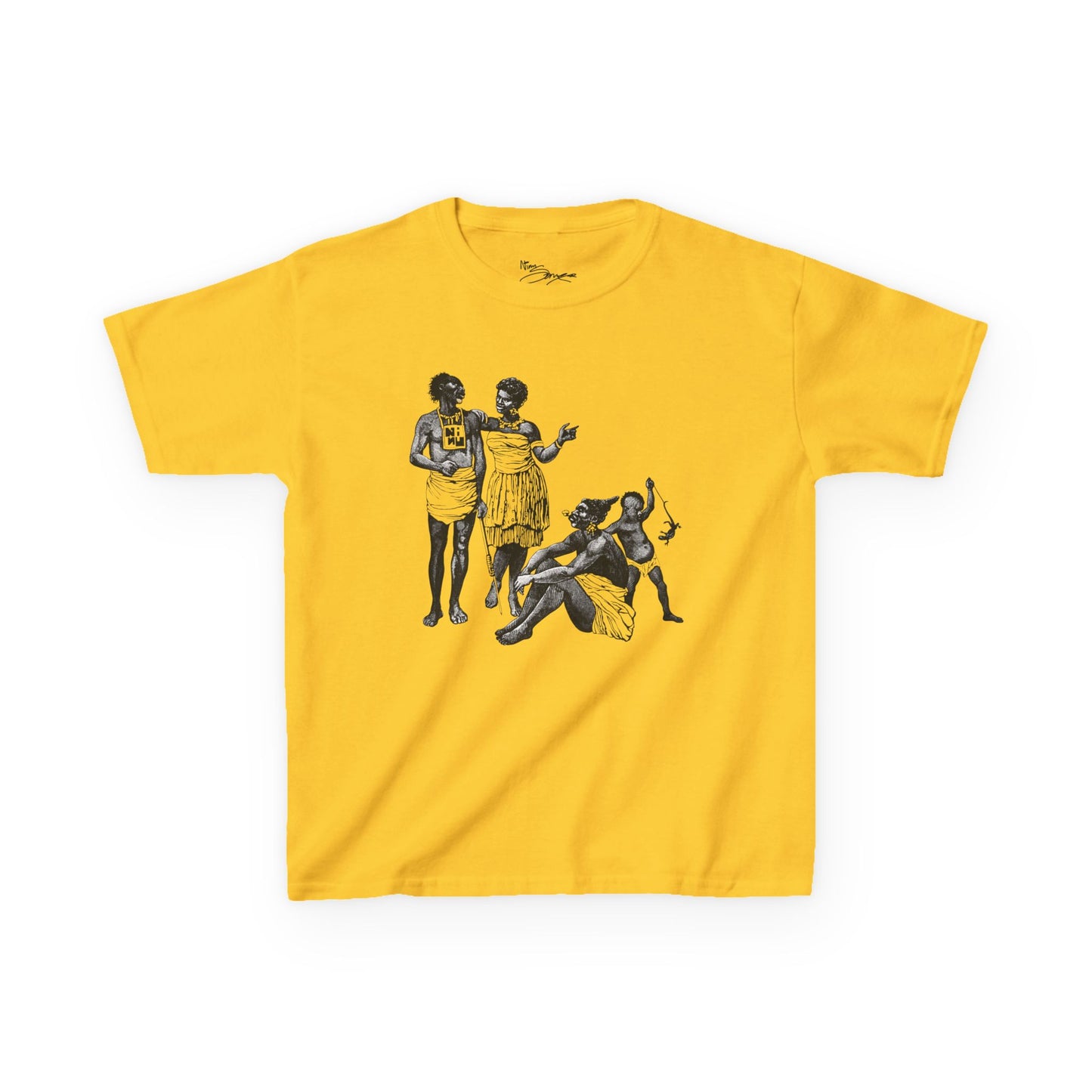 Dahomey Family Portrait Baby Tee